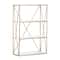 Hello Honey® 24" Wood & Gold Rectangle Wall Shelf